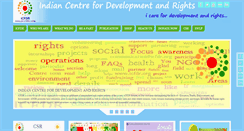 Desktop Screenshot of icfdr.org